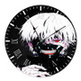 Tokyo Ghoul Top Custom Wall Clock Round Non-ticking Wooden Black Pointers