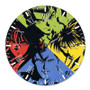 Yu Yu Hakusho Custom Wall Clock Round Non-ticking Wooden Black Pointers