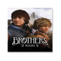 Brothers A Tale of Two Sons Remake Custom Wall Clock Square Silent Scaleless Wooden Black Pointers