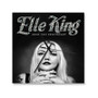 Elle King Custom Wall Clock Square Silent Scaleless Wooden Black Pointers