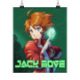 Jack Move Art Satin Silky Poster for Home Decor