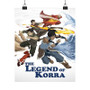 The Legend of Korra Art Satin Silky Poster for Home Decor