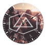 Battle Symphony Linkin Park Custom Wall Clock Wooden Round Non-ticking