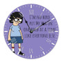 Bobs Burger Tina Belcher Quote Custom Wall Clock Wooden Round Non-ticking