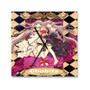 Chobits Custom Wall Clock Wooden Square Silent Scaleless Black Pointers
