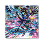 Yu Gi Oh VRAINS Custom Wall Clock Wooden Square Silent Scaleless Black Pointers