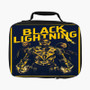 Black Lightning Lunch Bag Fully Lined and Insulated for Adult and Kids