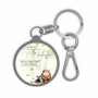 Pooh and Piglet Quotes Disney Keyring Tag Keychain Acrylic With TPU Cover