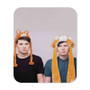 Dan And Phil Small Llama Mouse Pad Gaming Rubber Backing