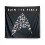 Star Trek Join The Fleet Tapestry Polyester Indoor Wall Home Decor