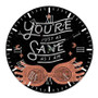 You re Just as Sane as I am Harry Potter Wall Clock Round Non-ticking Wooden