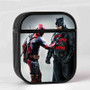 Batman and Deadpool Custom AirPods Case Cover Sublimation Hard Durable Plastic Glossy
