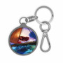 Disney Moana Cartoob Custom Keyring Tag Keychain Acrylic With TPU Cover
