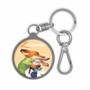 Nick and Judy Zootopia Custom Keyring Tag Keychain Acrylic With TPU Cover