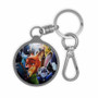 Zootopia With Phone Custom Keyring Tag Keychain Acrylic With TPU Cover