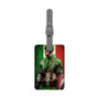 Captain MExico Custom Polyester Saffiano Rectangle White Luggage Tag Card Insert
