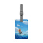 Disney Moana Art Custom Polyester Saffiano Rectangle White Luggage Tag Card Insert