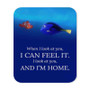 Dory and Nemo Quotes Custom Mouse Pad Gaming Rubber Backing