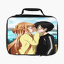 Kirito and Asuna Sword Art Online Kiss Custom Lunch Bag Fully Lined and Insulated for Adult and Kids
