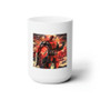 Deadpool Marvel Superhero Custom White Ceramic Mug 15oz Sublimation BPA Free