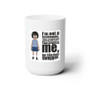 Tina Belcher I am Not Zombiephile Custom White Ceramic Mug 15oz Sublimation BPA Free