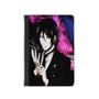 Black Butler New Custom PU Faux Leather Passport Cover Wallet Black Holders Luggage Travel