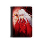 Inuyasha Arts Custom PU Faux Leather Passport Cover Wallet Black Holders Luggage Travel