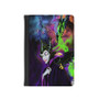 Maleficent Art Custom PU Faux Leather Passport Cover Wallet Black Holders Luggage Travel