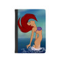 Sexy Ariel The Little Mermaid Disney Custom PU Faux Leather Passport Cover Wallet Black Holders Luggage Travel
