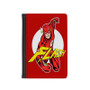 The Flash Comic Custom PU Faux Leather Passport Cover Wallet Black Holders Luggage Travel