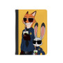 Zootopia Nick and Judy Police Custom PU Faux Leather Passport Cover Wallet Black Holders Luggage Travel