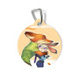 Nick and Judy Zootopia Custom Pet Tag for Cat Kitten Dog