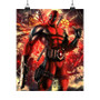 Deadpool Marvel Superhero Custom Silky Poster Satin Art Print Wall Home Decor