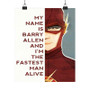 The Flash Quotes Custom Silky Poster Satin Art Print Wall Home Decor