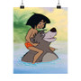 The Jungle Book Baloo and Mowgli Custom Silky Poster Satin Art Print Wall Home Decor