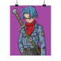 Trunks Dragon Ball Super Custom Silky Poster Satin Art Print Wall Home Decor