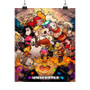 Undertale All Characters Art Custom Silky Poster Satin Art Print Wall Home Decor