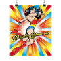 Wonder Woman Coloful Custom Silky Poster Satin Art Print Wall Home Decor