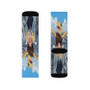 Taichi Yagami and Agumon Digimon Custom Socks Sublimation White Polyester Unisex Regular Fit