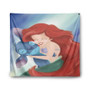 Ariel and Stitch Disney Custom Tapestry Polyester Indoor Wall Home Decor