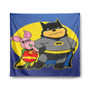 Pooh and Piglet Batman Robin Custom Tapestry Polyester Indoor Wall Home Decor