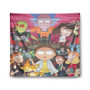 Rick and Morty City Custom Tapestry Polyester Indoor Wall Home Decor