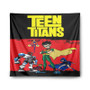 Teen Titans Cartoon Custom Tapestry Polyester Indoor Wall Home Decor