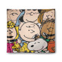 The Peanuts Gang Custom Tapestry Polyester Indoor Wall Home Decor