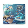 Water type Pok mon Custom Tapestry Polyester Indoor Wall Home Decor