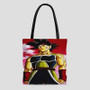 Bardock Father of Goku Custom Tote Bag AOP With Cotton Handle