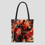 Deadpool Marvel Superhero Custom Tote Bag AOP With Cotton Handle