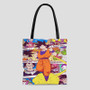 Goku With Kintoun Dragon Ball Z Custom Tote Bag AOP With Cotton Handle