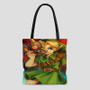 Link The Legend of Zelda Majoras Mask Custom Tote Bag AOP With Cotton Handle