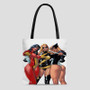 Sexy Girls Marvel Custom Tote Bag AOP With Cotton Handle